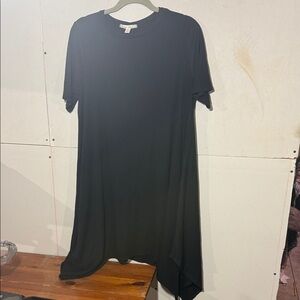 Miami Black Asymmetrical Dress